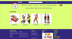 Desktop Screenshot of carnavalsgoed.nl